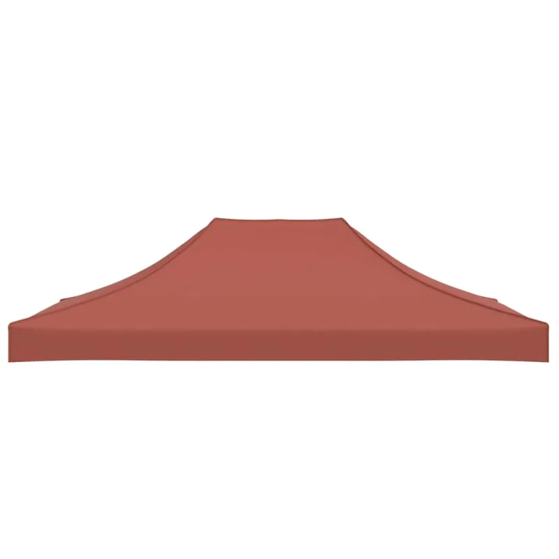 Proginės palapinės stogas, terakota spalvos, 4x3m, 270 g/m²