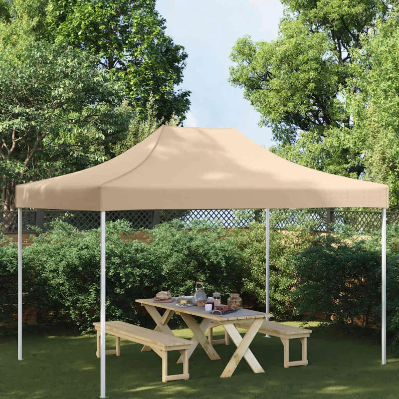 Proginės palapinės stogas, smėlio spalvos, 4,5x3m, 270 g/m²