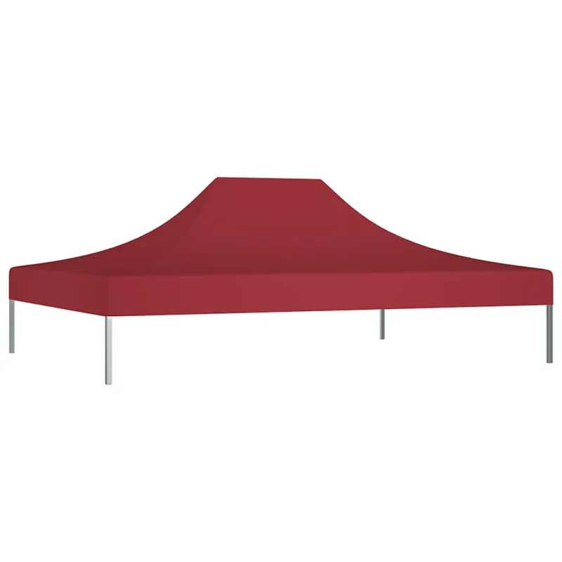 Proginės palapinės stogas, tamsiai raudonas, 4,5x3m, 270 g/m²