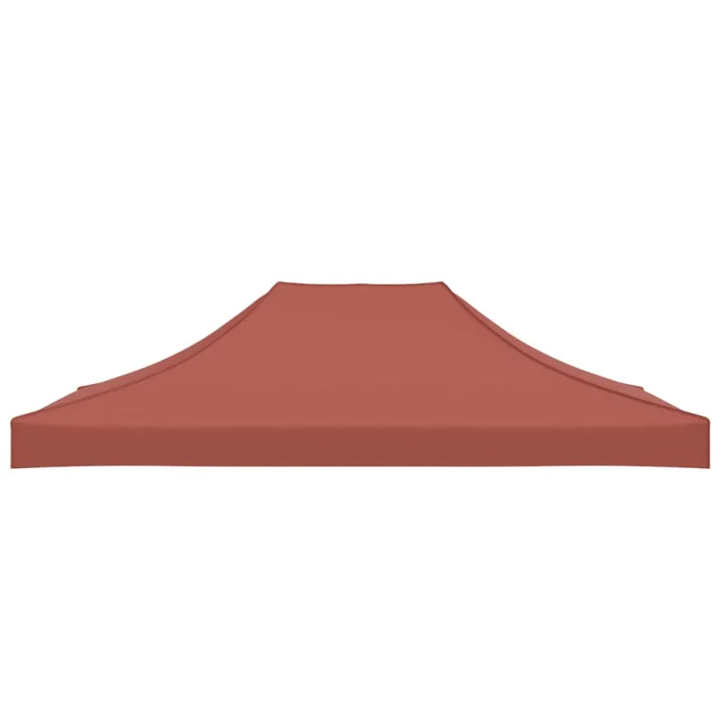 Proginės palapinės stogas, terakota spalvos, 4,5x3m, 270 g/m²