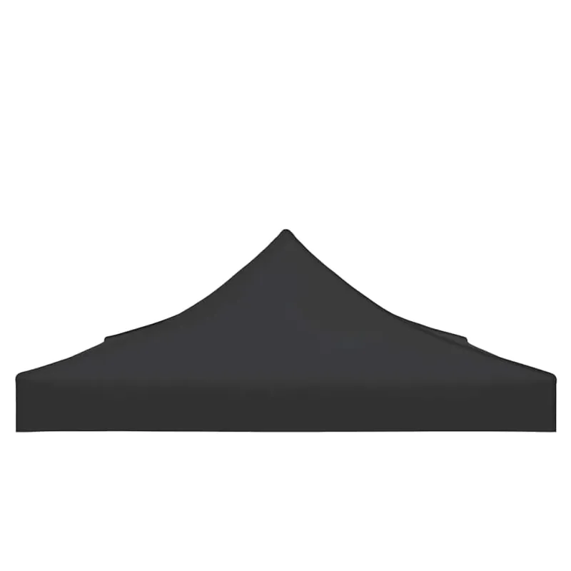 Proginės palapinės stogas, juodos spalvos, 4,5x3m, 270 g/m²