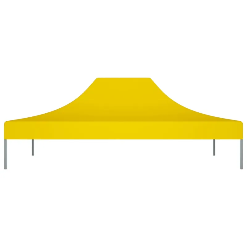 Proginės palapinės stogas, geltonos spalvos, 4,5x3m, 270 g/m²