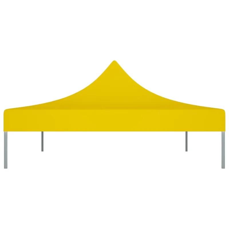 Proginės palapinės stogas, geltonos spalvos, 4,5x3m, 270 g/m²