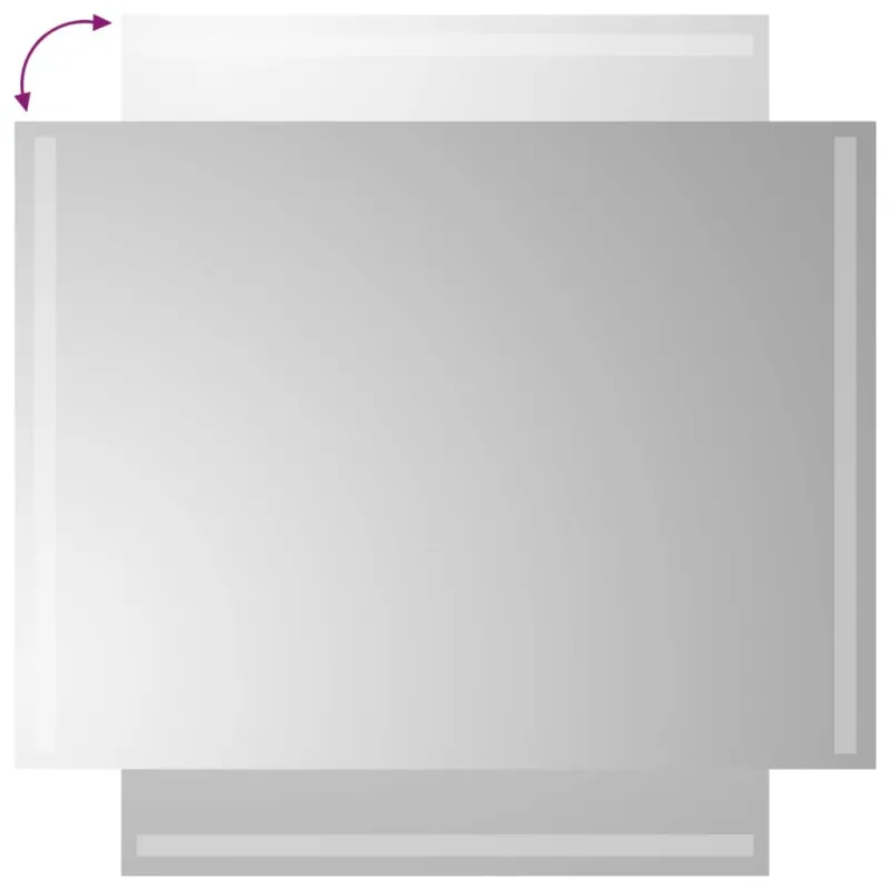Vonios kambario LED veidrodis, 60x80cm