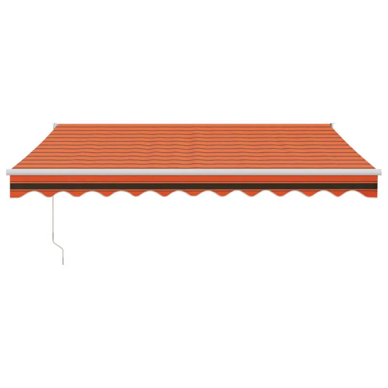 Ištraukiama markizė, oranžinė/ruda, 3x2,5m, audinys/aliuminis
