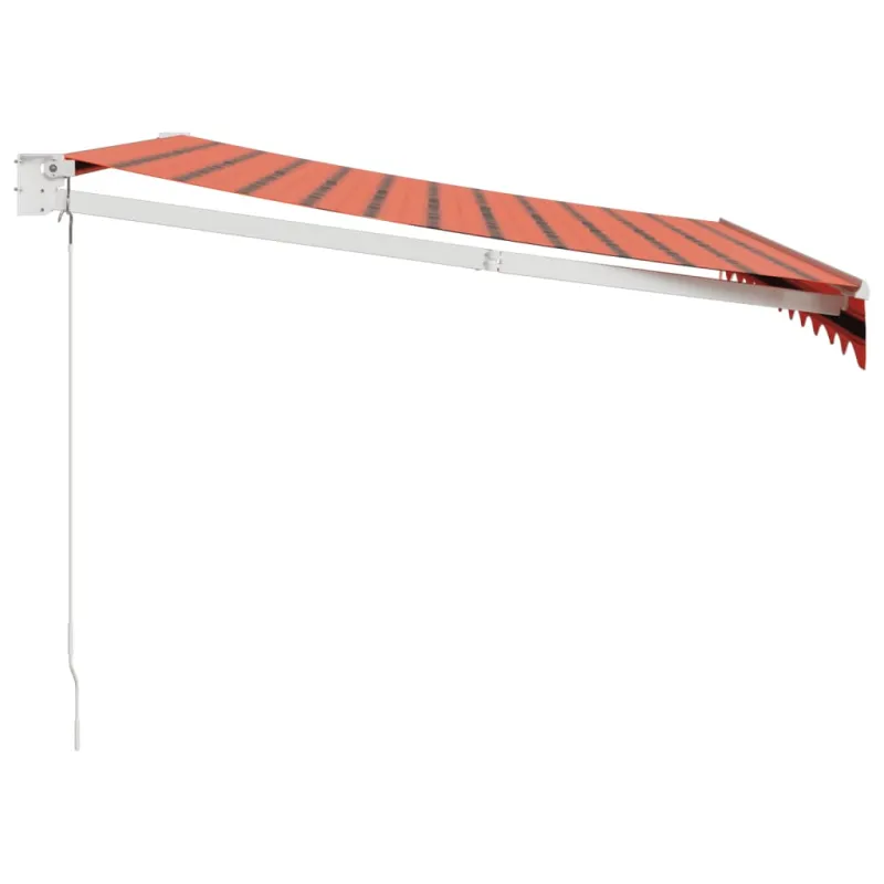 Ištraukiama markizė, oranžinė/ruda, 3,5x2,5m, audinys/aliuminis