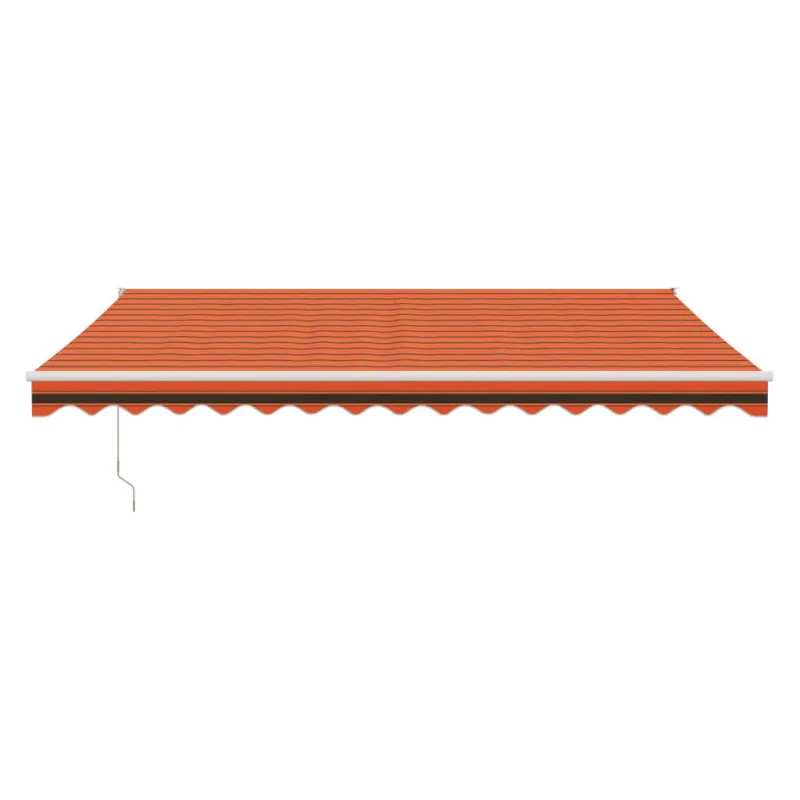 Ištraukiama markizė, oranžinė/ruda, 4x3m, audinys ir aliuminis