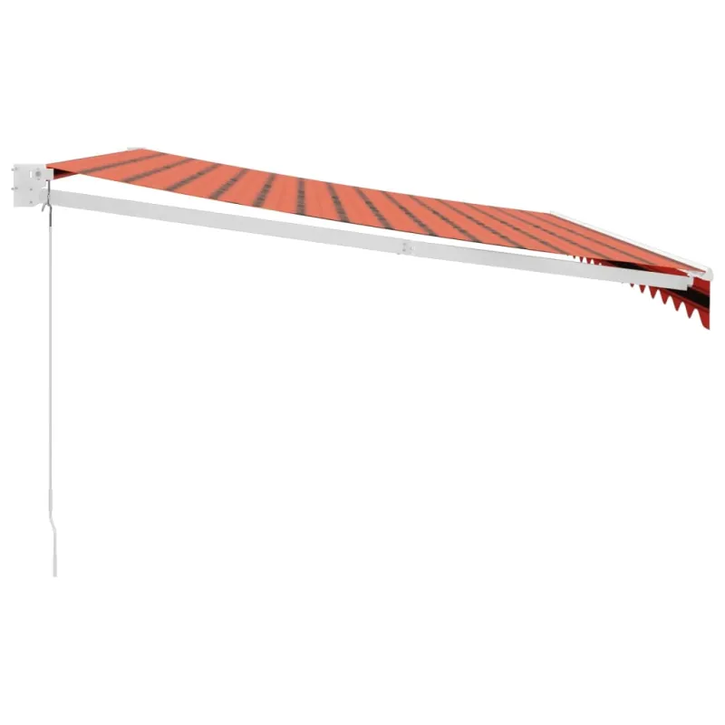 Ištraukiama markizė, oranžinė/ruda, 4x3m, audinys ir aliuminis