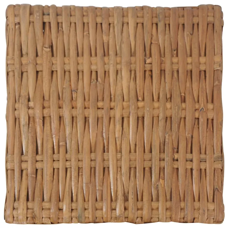 Kavos staliukas, 47x47x28cm, natūralus ratanas