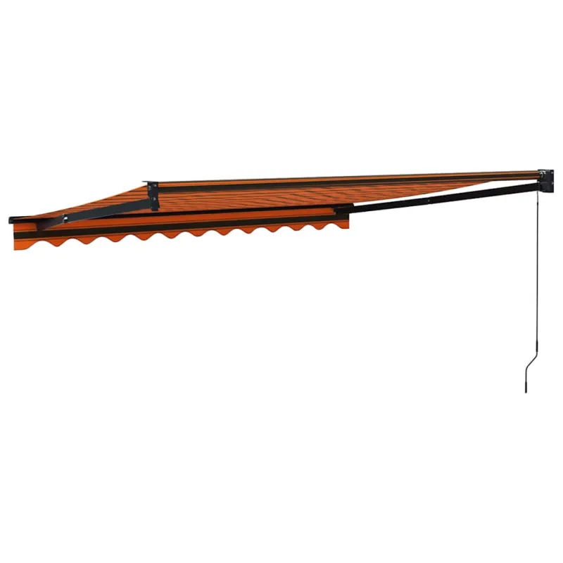 Ištraukiama markizė, oranžinė/ruda, 3x2,5m, audinys/aliuminis