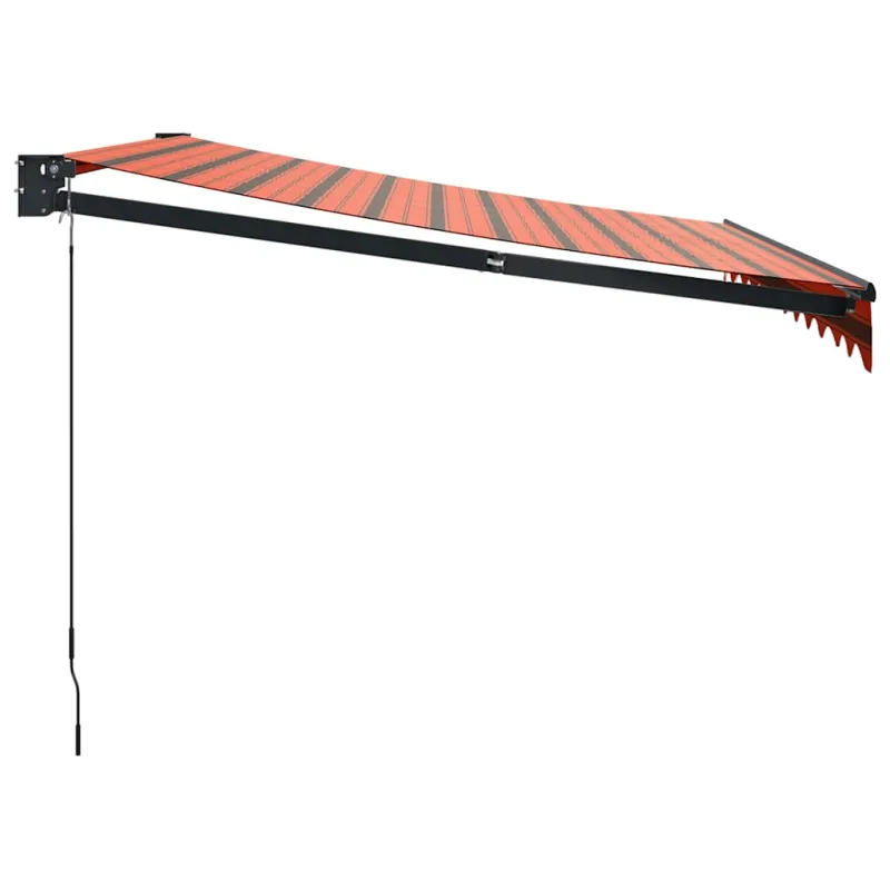 Ištraukiama markizė, oranžinė/ruda, 3,5x2,5m, audinys/aliuminis