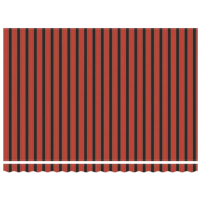 Ištraukiama markizė, oranžinė/ruda, 4,5x3m, audinys/aliuminis