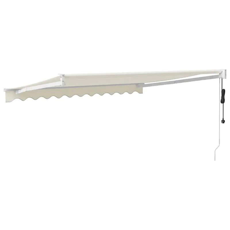 Automatinė ištraukiama markizė, kreminės spalvos, 3x2,5m