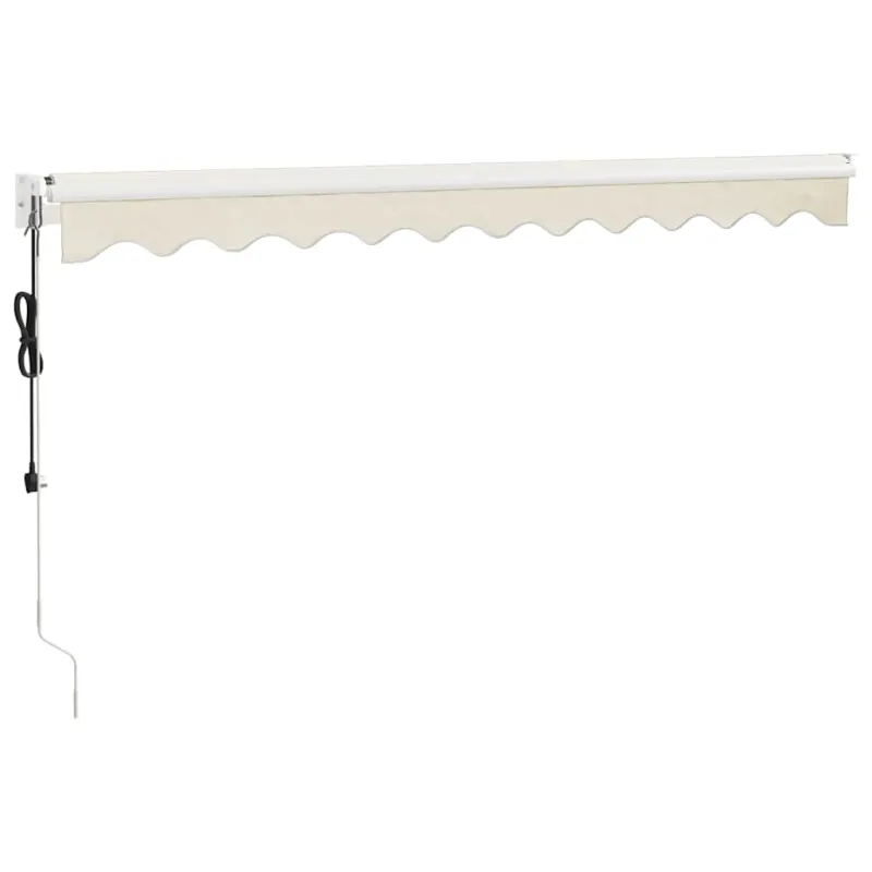 Automatinė ištraukiama markizė, kreminės spalvos, 3x2,5m