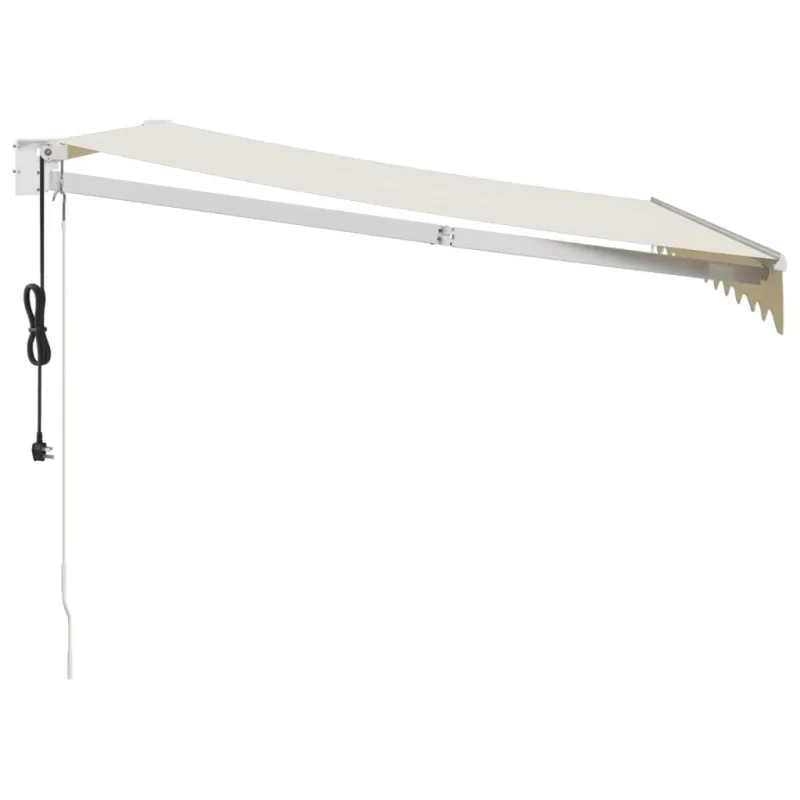 Automatinė ištraukiama markizė, kreminės spalvos, 3,5x2,5m