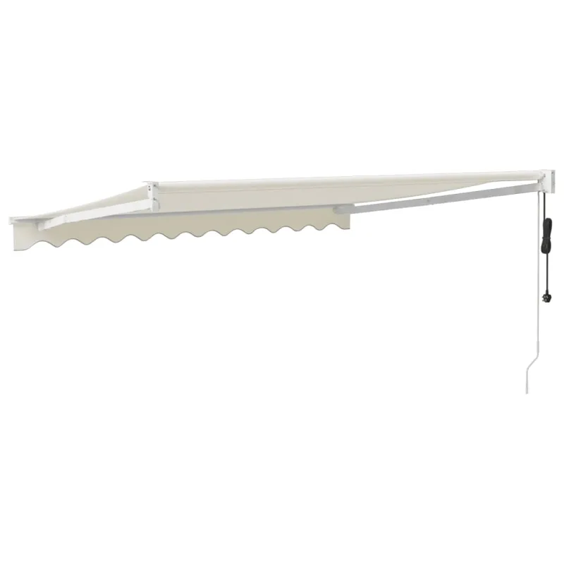 Automatinė ištraukiama markizė, kreminės spalvos, 3,5x2,5m