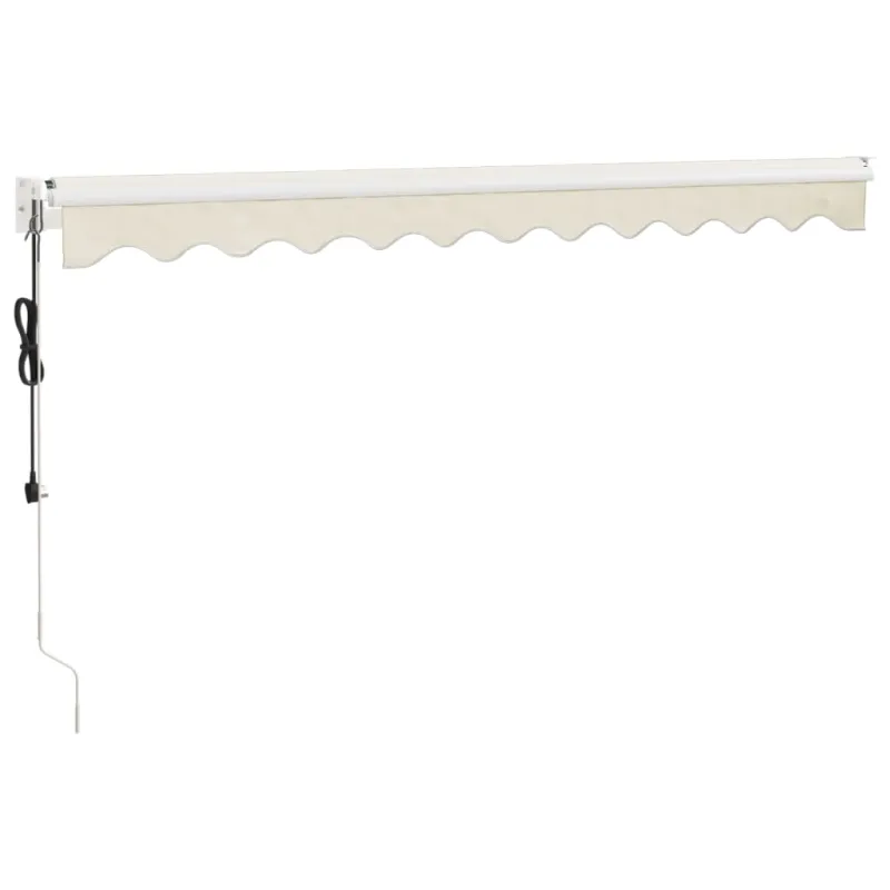 Automatinė ištraukiama markizė, kreminės spalvos, 3,5x2,5m