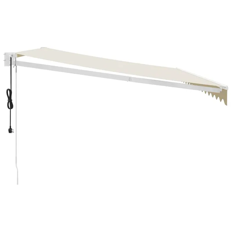 Automatinė ištraukiama markizė, kreminės spalvos, 4x3m