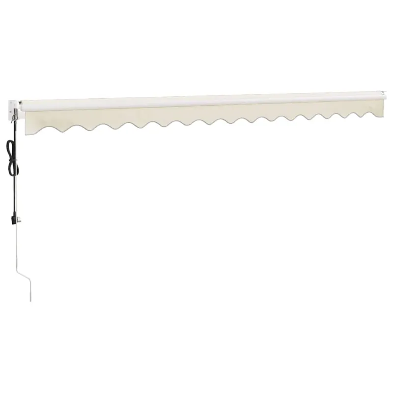 Automatinė ištraukiama markizė, kreminės spalvos, 4x3m