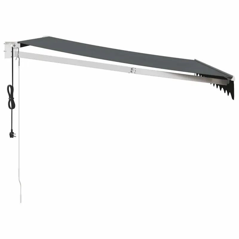 Automatinė ištraukiama markizė, antracito spalvos, 3x2,5m