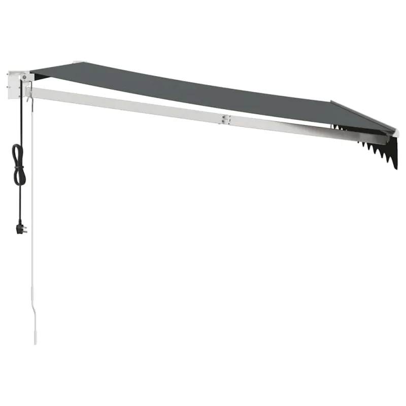 Automatinė ištraukiama markizė, antracito spalvos, 3,5x2,5m
