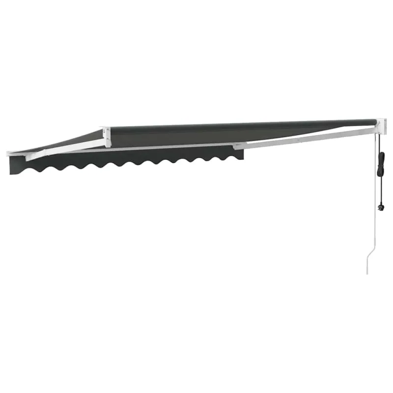 Automatinė ištraukiama markizė, antracito spalvos, 3,5x2,5m