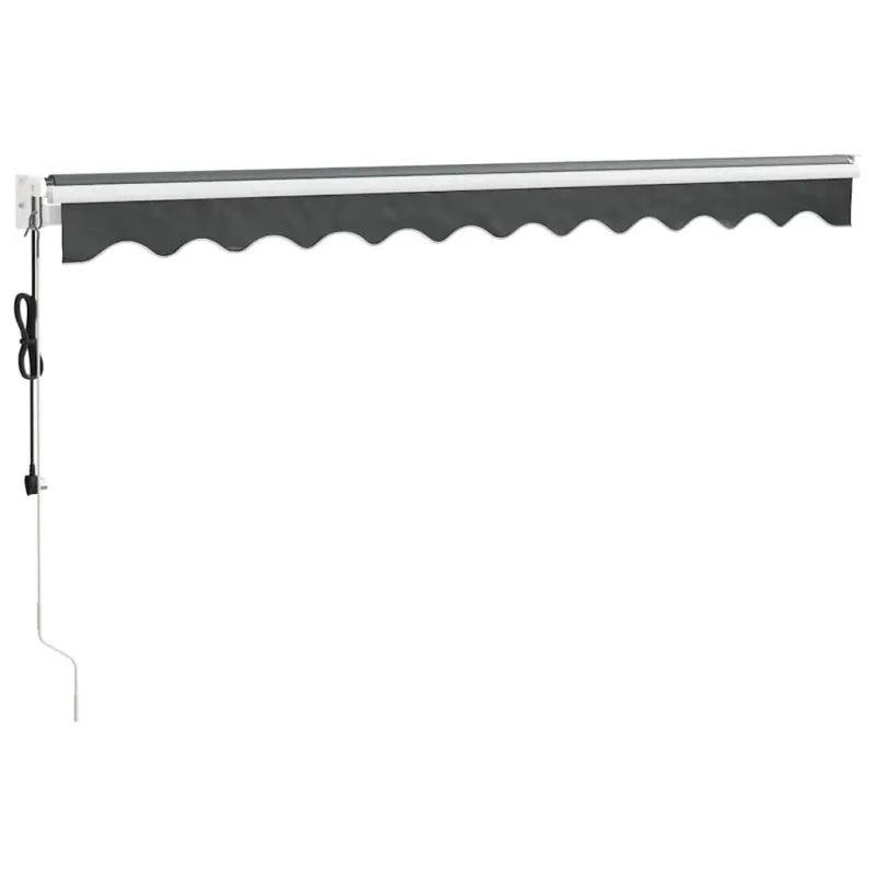 Automatinė ištraukiama markizė, antracito spalvos, 3,5x2,5m