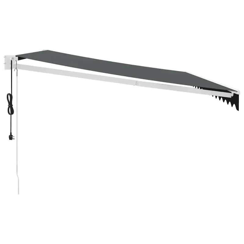 Automatinė ištraukiama markizė, antracito spalvos, 4x3m