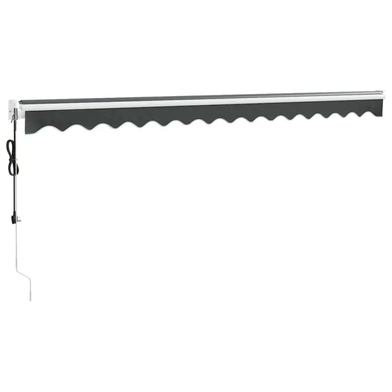 Automatinė ištraukiama markizė, antracito spalvos, 4x3m