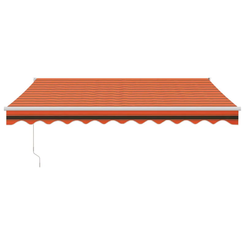 Automatinė ištraukiama markizė, oranžinė ir ruda, 3,5x2,5m
