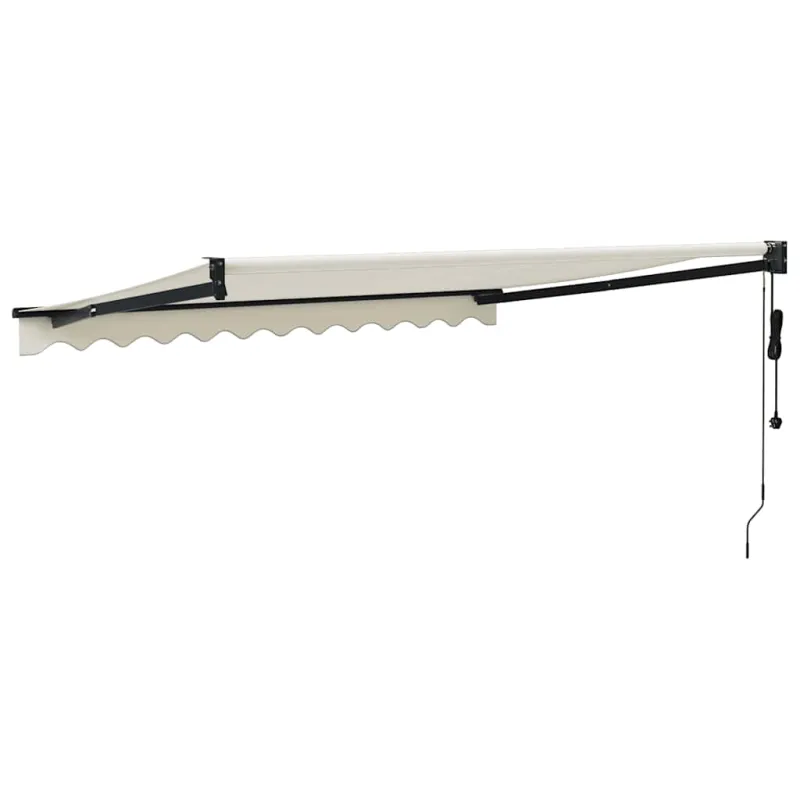 Automatinė ištraukiama markizė, kreminės spalvos, 3x2,5m