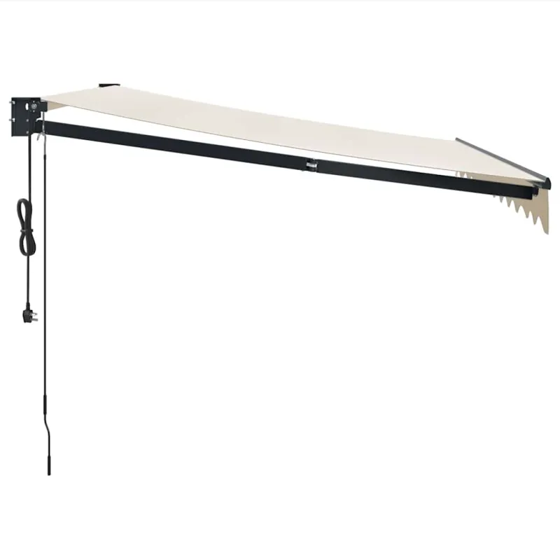 Automatinė ištraukiama markizė, kreminės spalvos, 3,5x2,5m