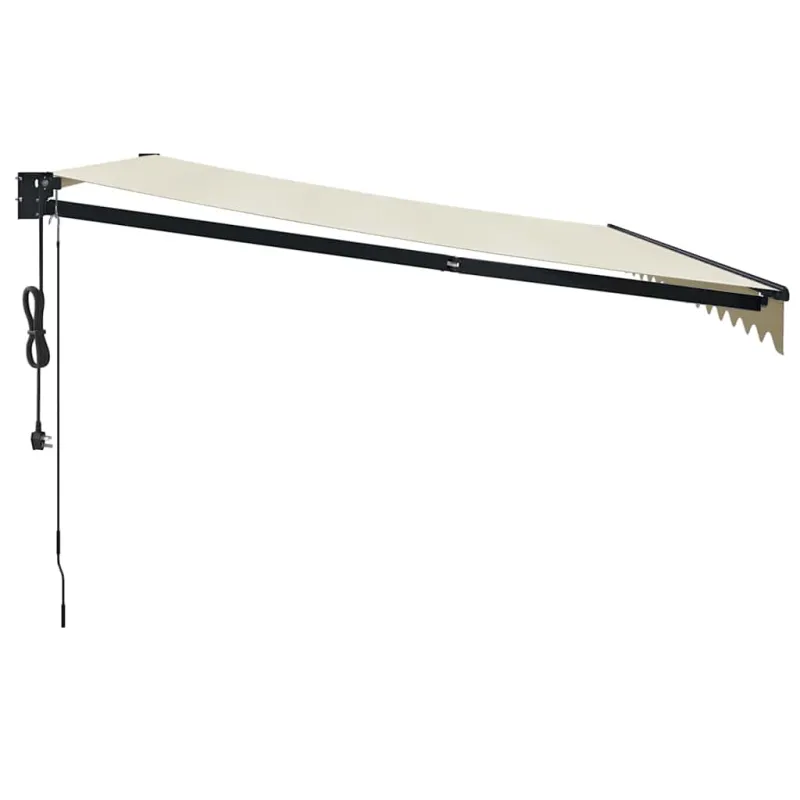 Automatinė ištraukiama markizė, kreminės spalvos, 4x3m