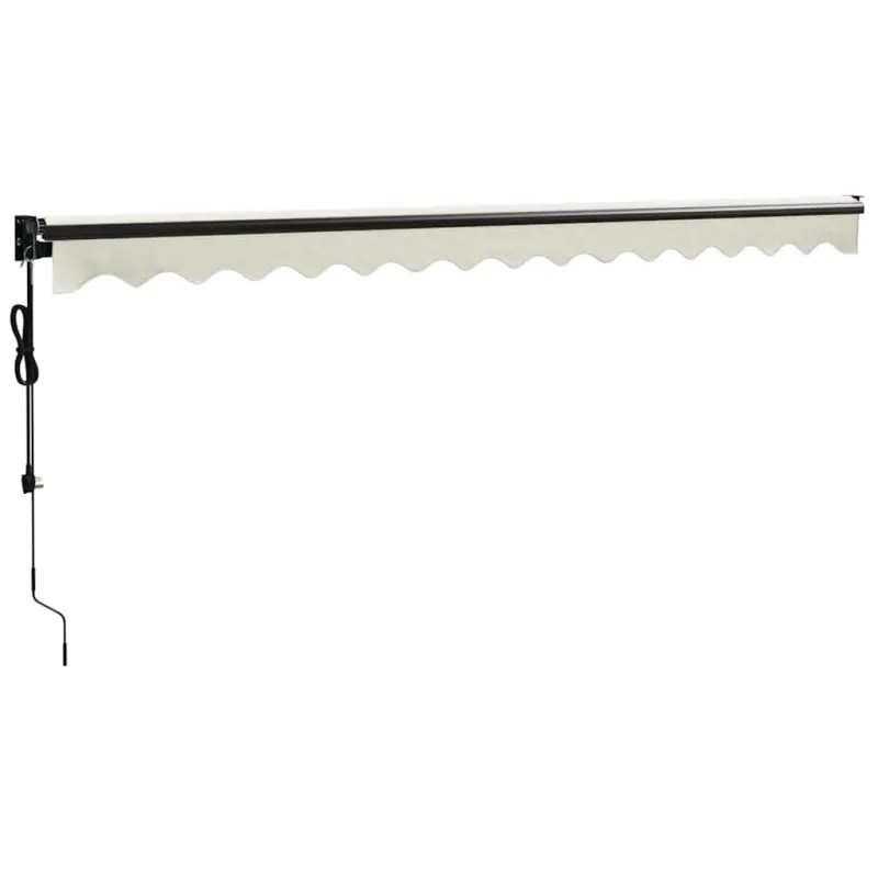 Automatinė ištraukiama markizė, kreminės spalvos, 4x3m
