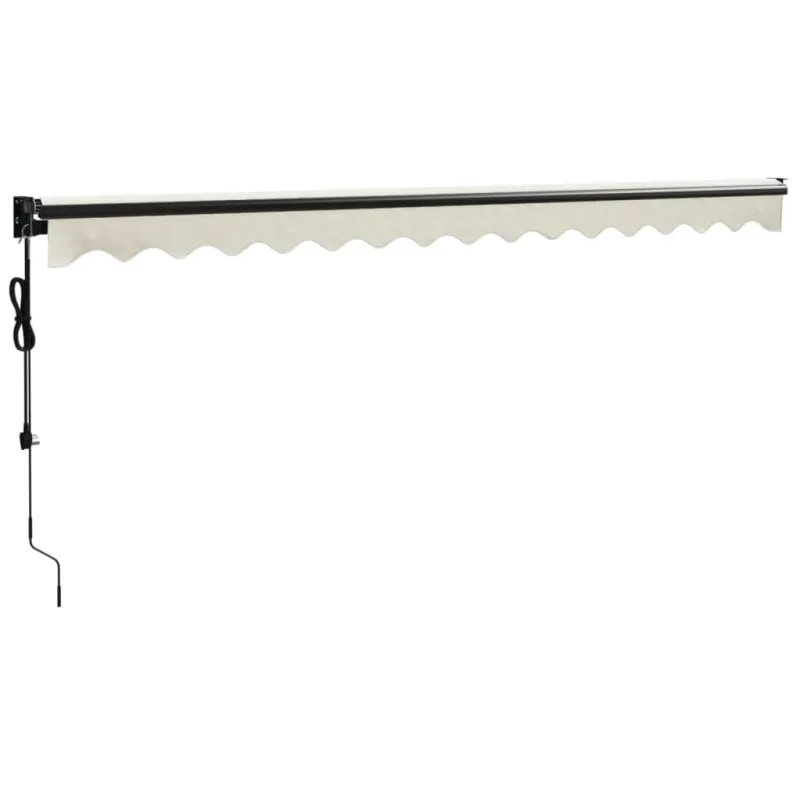 Automatinė ištraukiama markizė, kreminės spalvos, 4,5x3m