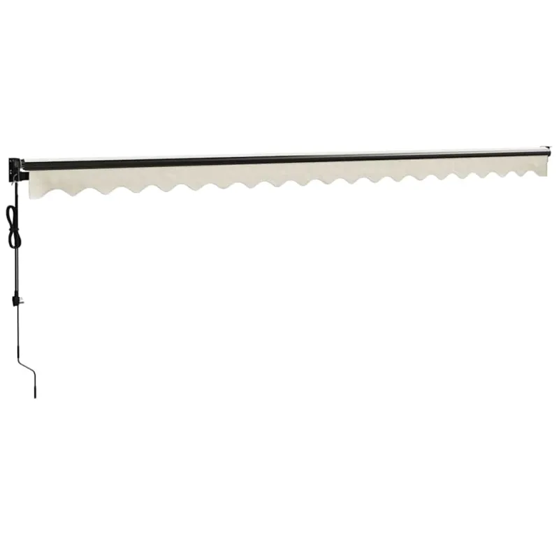Automatinė ištraukiama markizė, kreminės spalvos, 5x3m