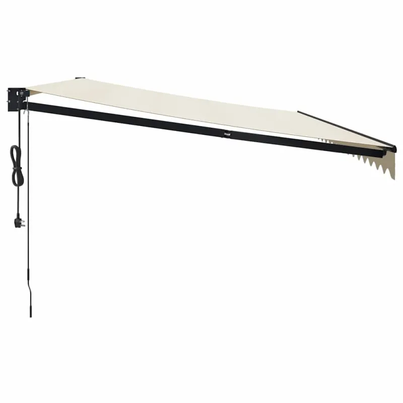 Automatinė ištraukiama markizė, kreminės spalvos, 5x3m