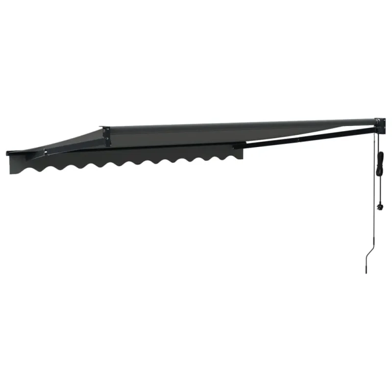 Automatinė ištraukiama markizė, antracito spalvos, 3x2,5m