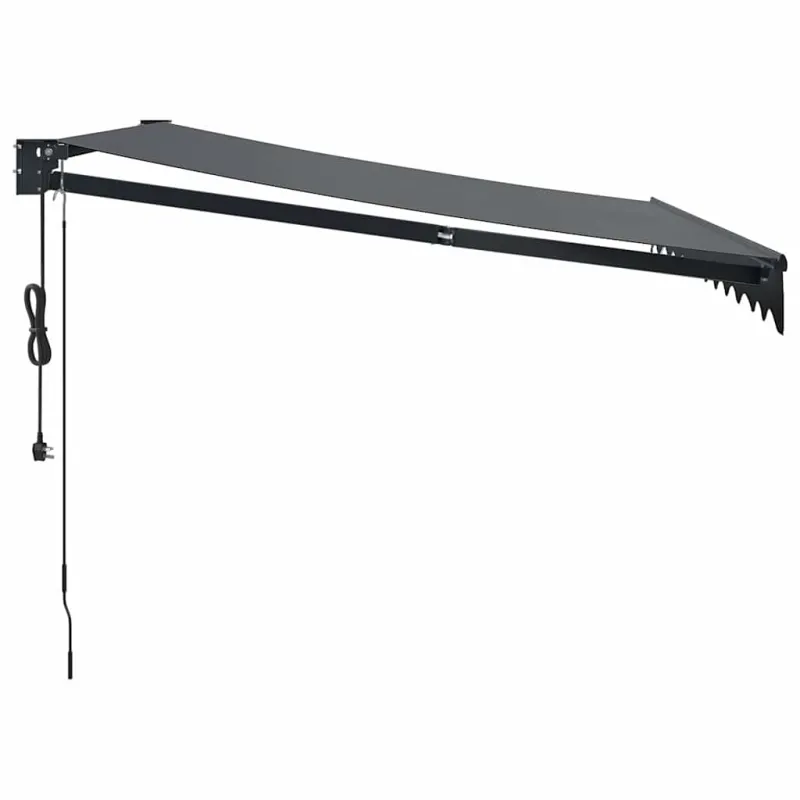 Automatinė ištraukiama markizė, antracito spalvos, 3,5x2,5m