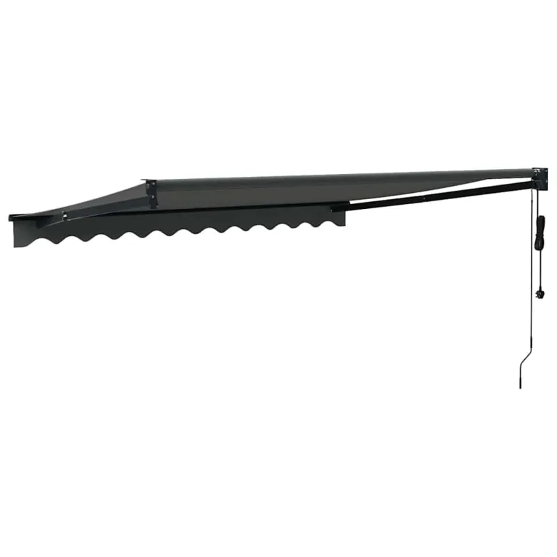 Automatinė ištraukiama markizė, antracito spalvos, 3,5x2,5m