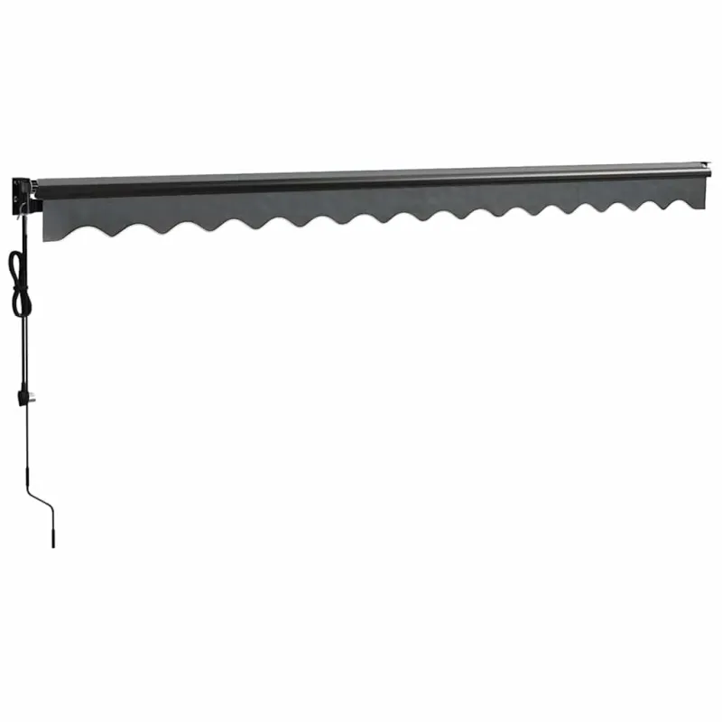 Automatinė ištraukiama markizė, antracito spalvos, 4x3m