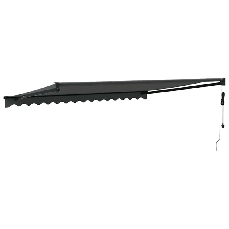 Automatinė ištraukiama markizė, antracito spalvos, 4x3m
