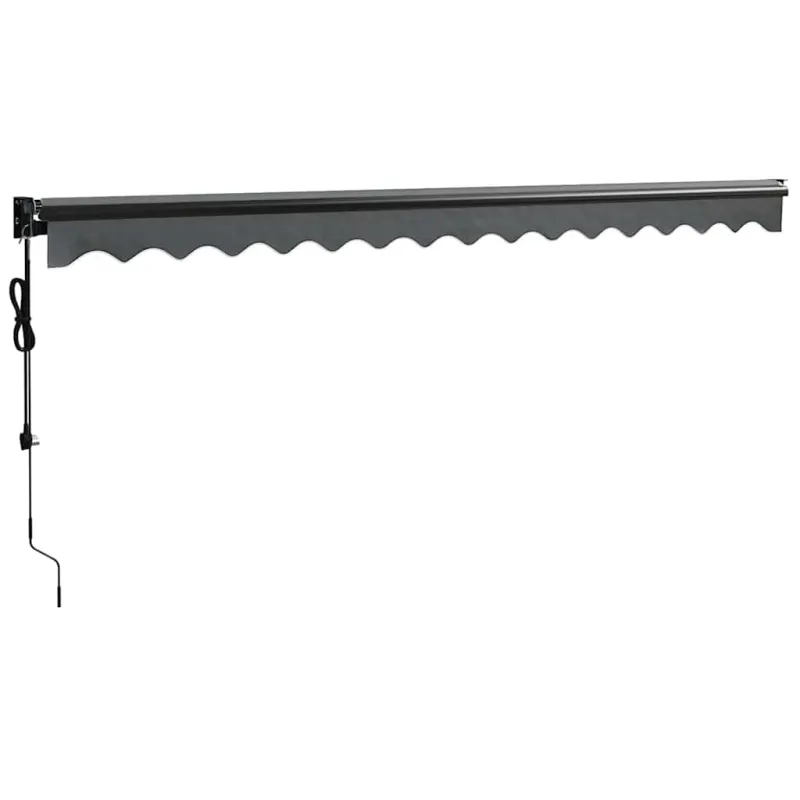 Automatinė ištraukiama markizė, antracito spalvos, 4,5x3m