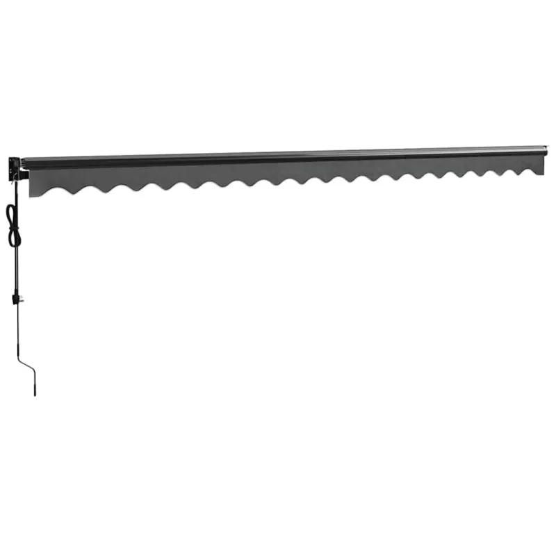 Automatinė ištraukiama markizė, antracito spalvos, 5x3m