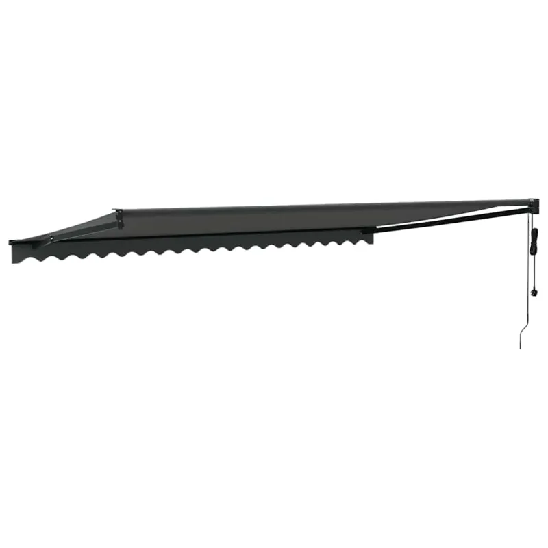 Automatinė ištraukiama markizė, antracito spalvos, 5x3m