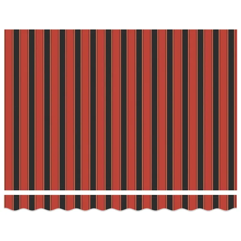 Automatinė ištraukiama markizė, oranžinė ir ruda, 3,5x2,5m
