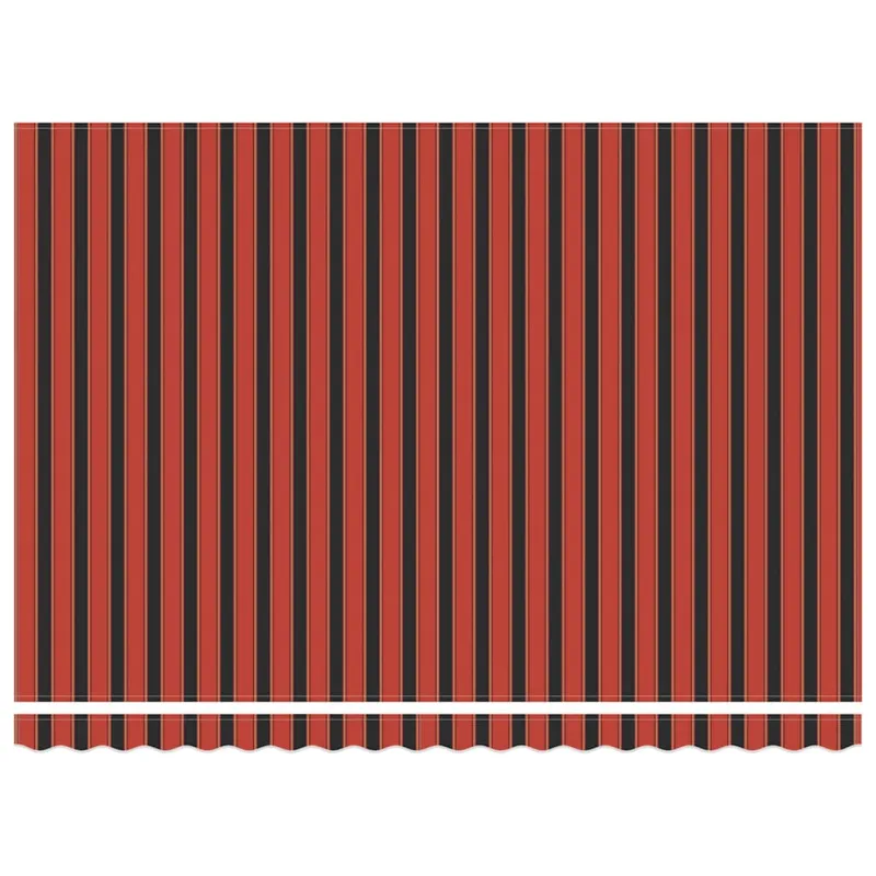 Automatinė ištraukiama markizė, oranžinė ir ruda, 4,5x3m