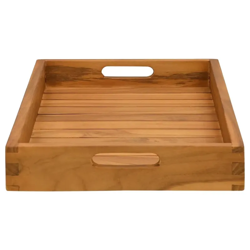 Serviravimo padėklas, 60x35cm, tikmedžio medienos masyvas