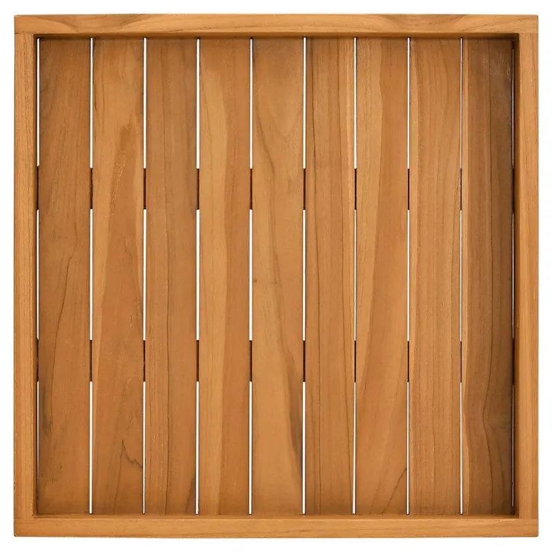 Serviravimo padėklas, 50x50cm, tikmedžio medienos masyvas