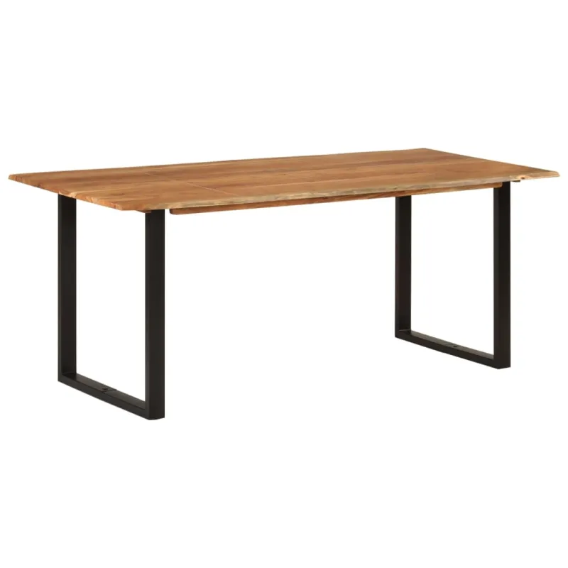 Valgomojo stalas, 180x90x76cm, akacijos medienos masyvas